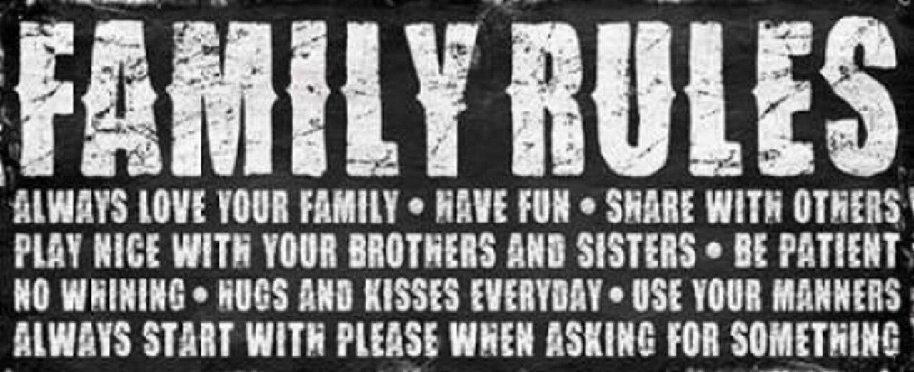 Family rules Poster Print by Jace Grey - Item # VARPDXJGPL167A